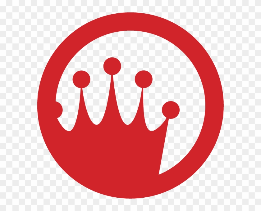 Red Kob Circle Crown Logo - Circle Clipart