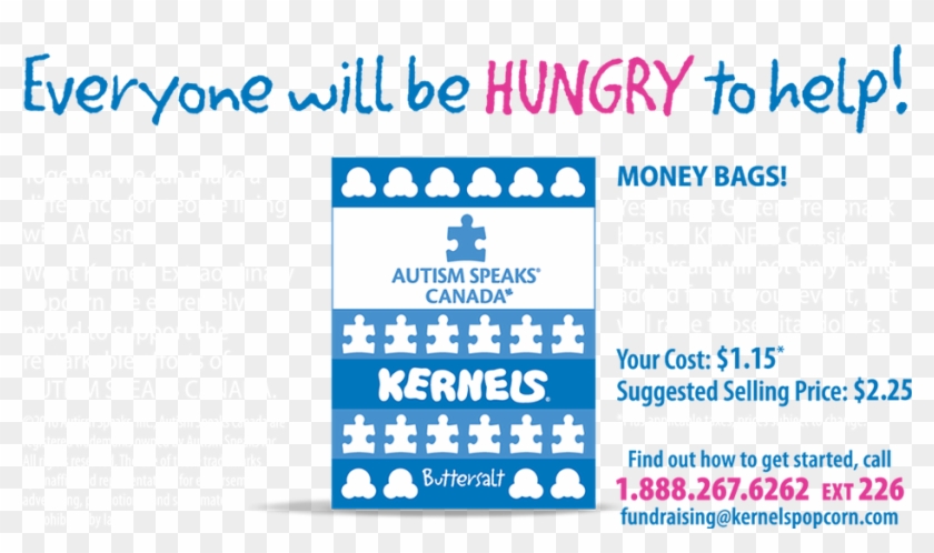 Everyone Will Be Hungry To Help - Autism Speaks Clipart #5450844