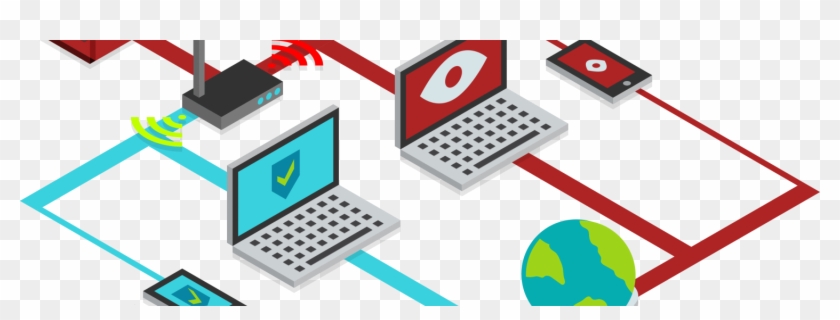 Ilustrasi Transfer Data Vpn Bekerja - Vpn Use Clipart #5451069