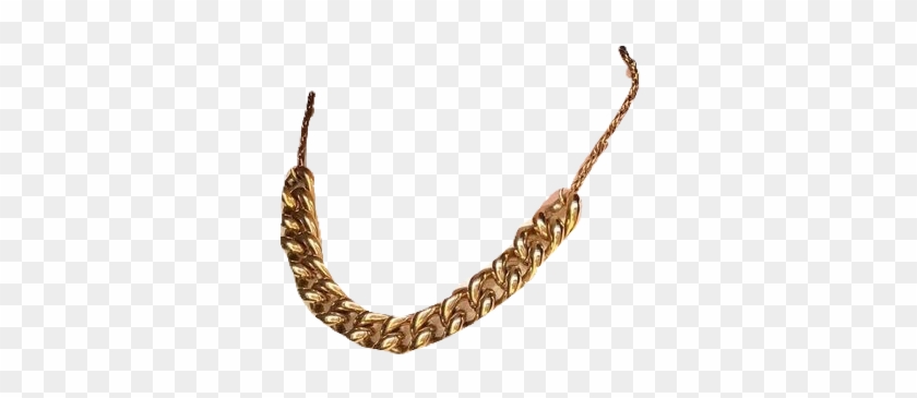 Gold Chain Polyvore Moodboard Filler - Necklace Clipart #5451678