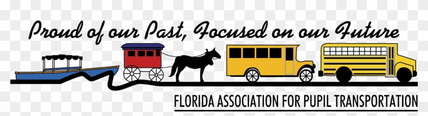 Florida Association For Pupil Transportation Proud - Transportation To School In The Past Clipart #5452121