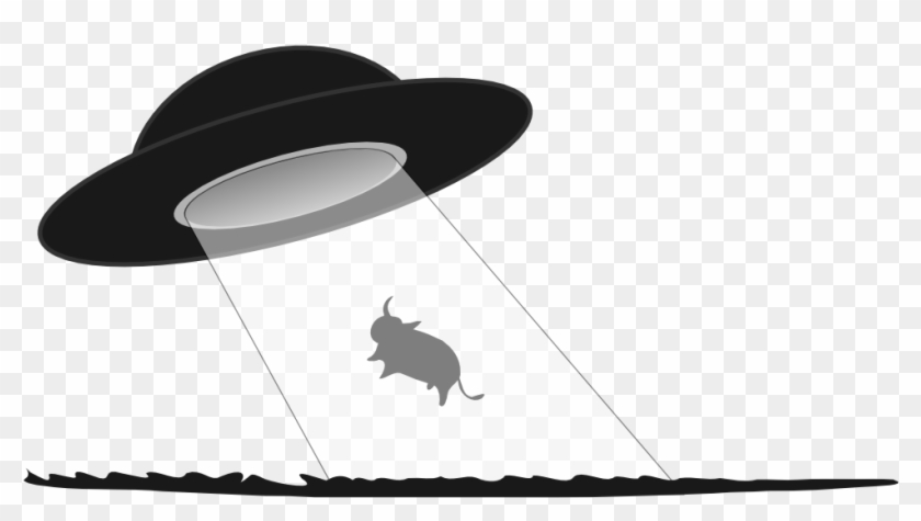 Free Graphics Download Clip Art On Clipart - Ufo Black And White Clip Art - Png Download #5452602