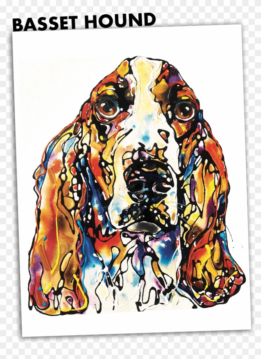 Basset Hound Card - Basset Hound Clipart #5453117
