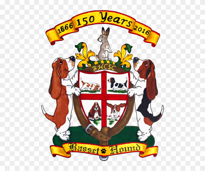 In 2016 We Celebrated The Basset Hound By Highlighting - Basset Hound Heraldry Clipart