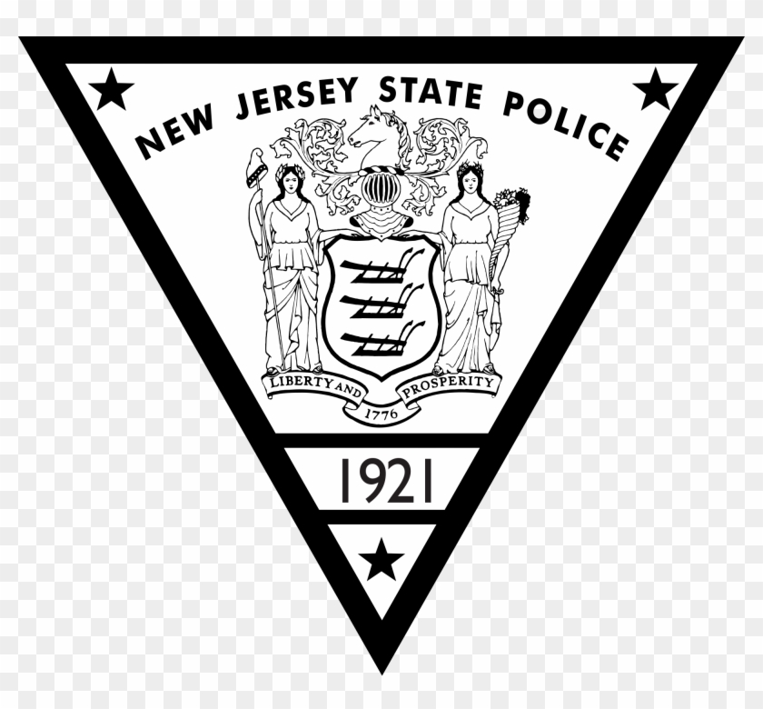 File New State Police Seal Svg Wikimedia - New Jersey State Trooper Badge Clipart #5453365