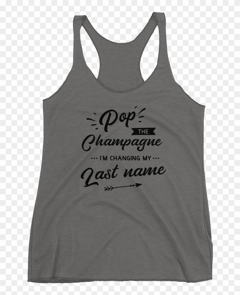 Women's Pop The Champagne Racerback - Active Tank Clipart #5453708