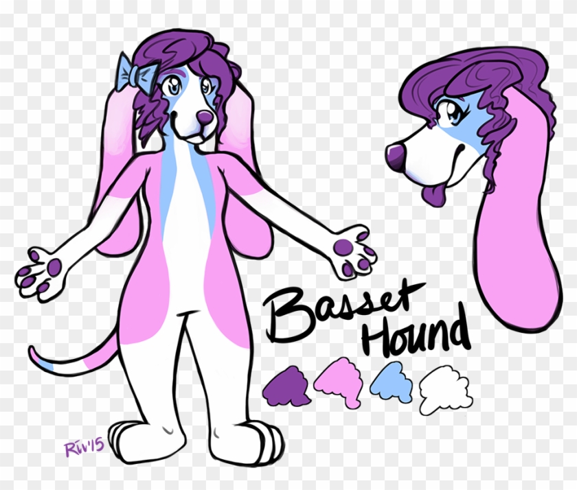 Basset Hound - Character Design - Cartoon Clipart
