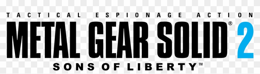 Metal Gear Solid 2 Logo Clipart #5454147