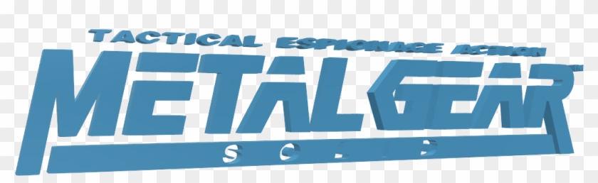 Metal Gear Solid 1 Logo - Metal Gear Solid Clipart