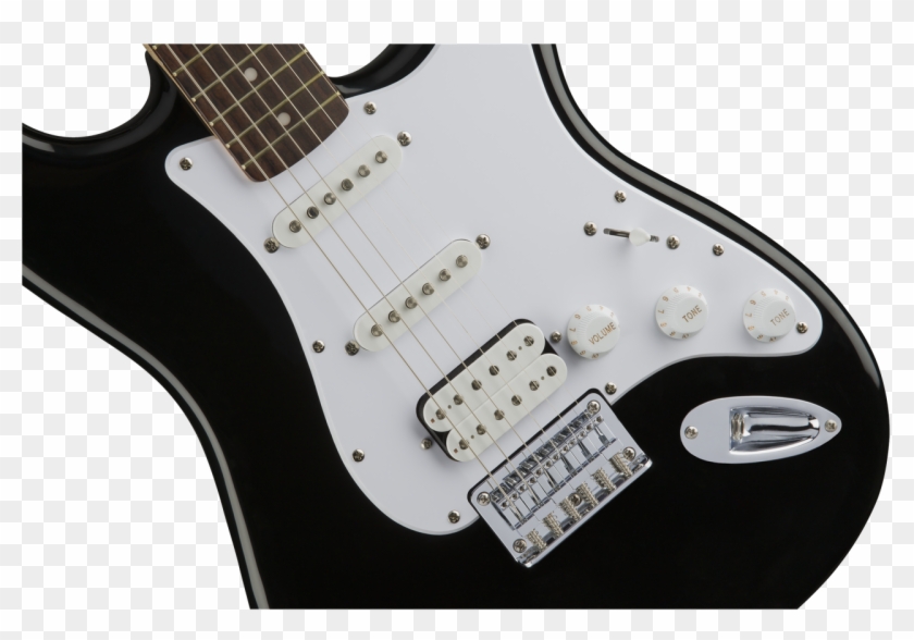 Black Squier Bullet Stratocaster Hss Hard Tail, Clipart #5454538