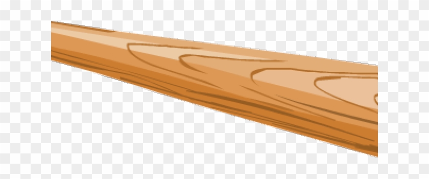 Baseball Bat Clipart Outline - Plywood - Png Download #5454698