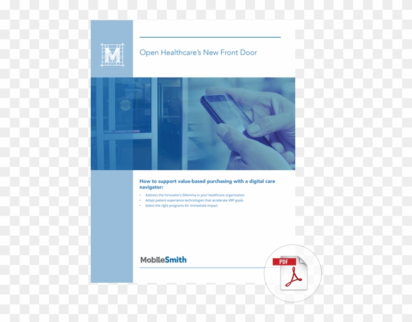 Healthcare's New Front Door Wp Cover Img - Brochure Clipart #5454851