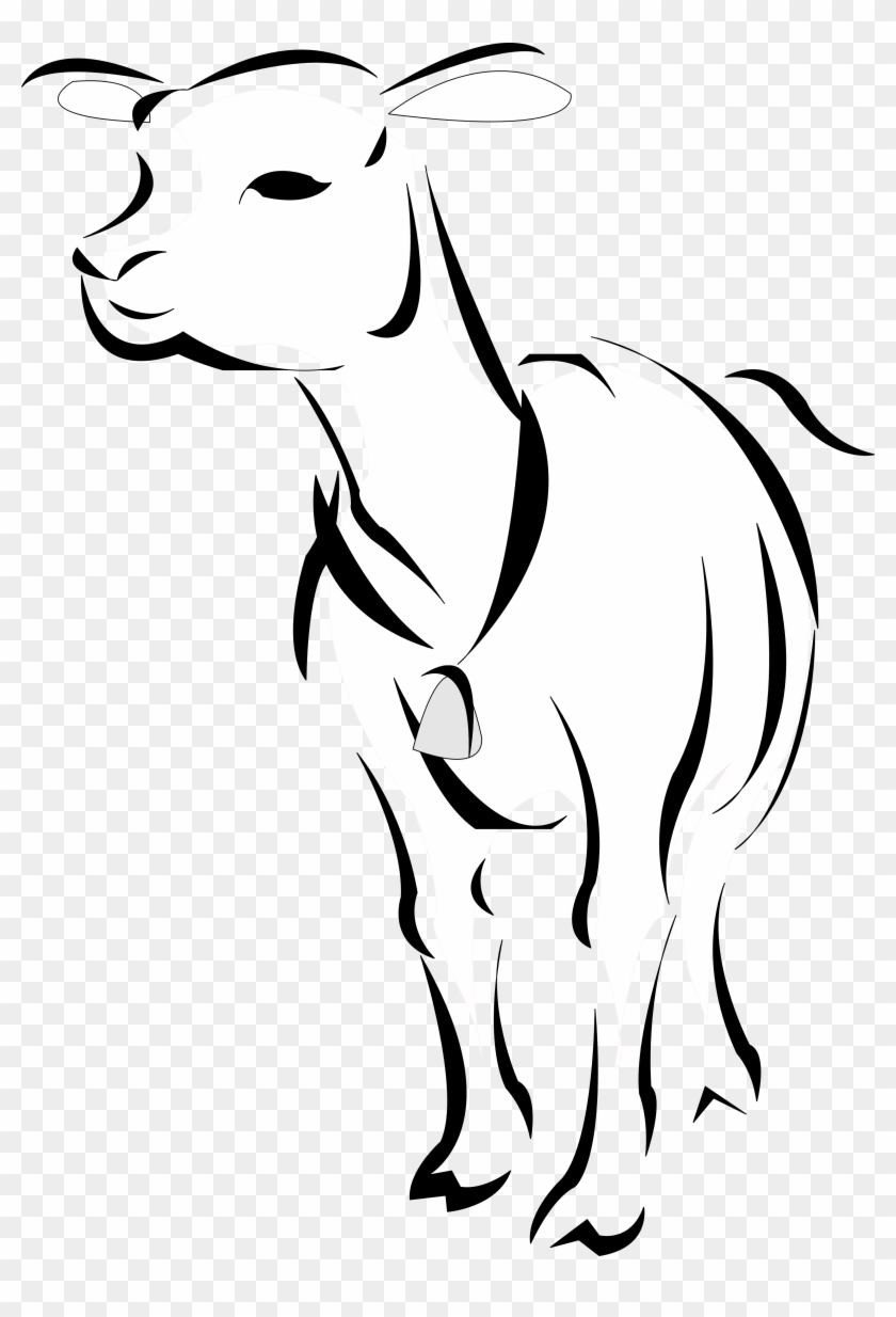 Artfavor Lamb Black White - Lamb Clip Art - Png Download