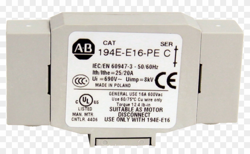 Earth Terminal For 194ee Front/door 16a - Allen Bradley Clipart