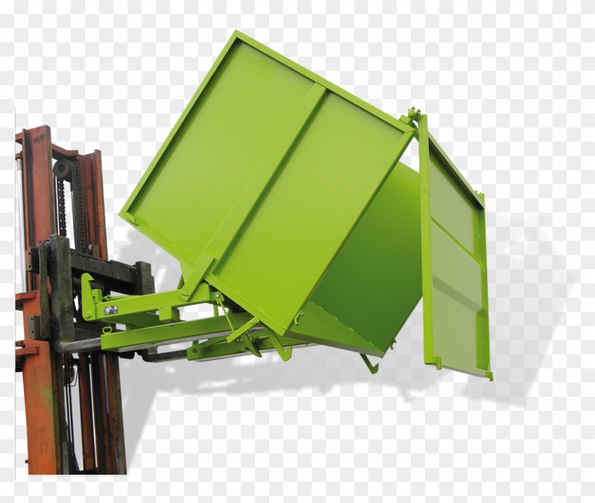 Tipping Skip With Front Door - Plywood Clipart #5455713
