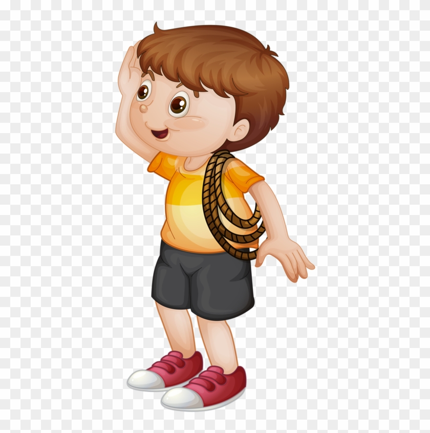 Drawing Shorts Kid - Little Spanish Boy Cartoon Clipart