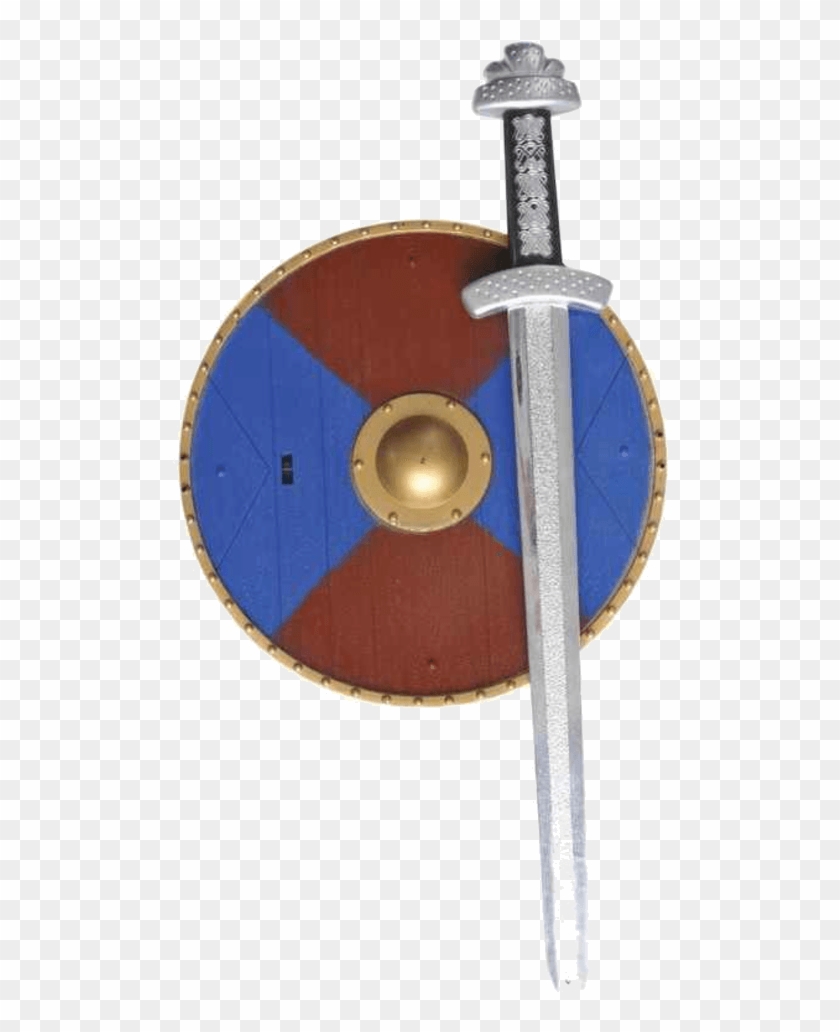 Child Sword And Shield - Roman Sword And Shield Clipart #5456053
