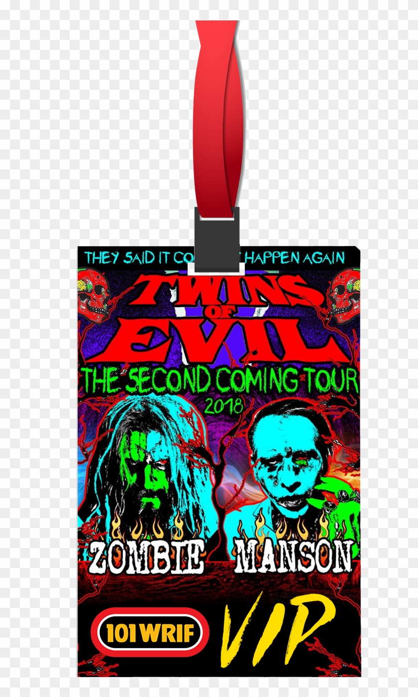 Twins Of Evil Tour 2019 Clipart #5456122