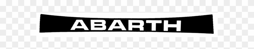 Abarth Sun Strip Black With White Writing Tmcmotorsport Clipart #5456227