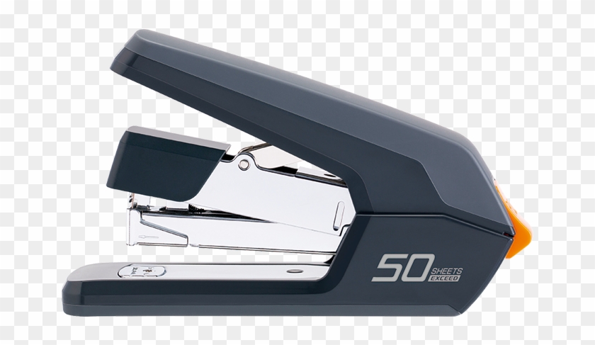 E0371 Black Effortless Half Strip Stapler 50sheets Clipart