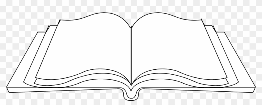 Open Book White Png , Png Download - Open Book Clip Art Transparent Background