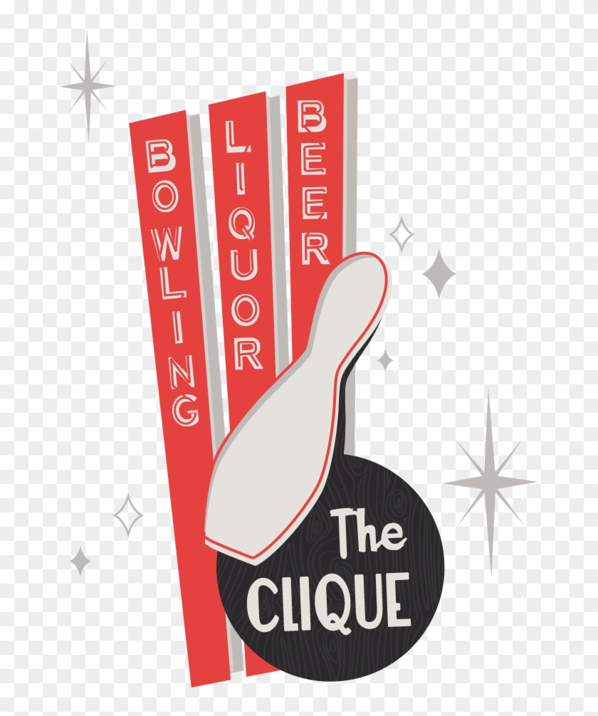 Clique Lanes Is A 16 Lane, Bi-level Bowling Center - Clique Lanes Clipart