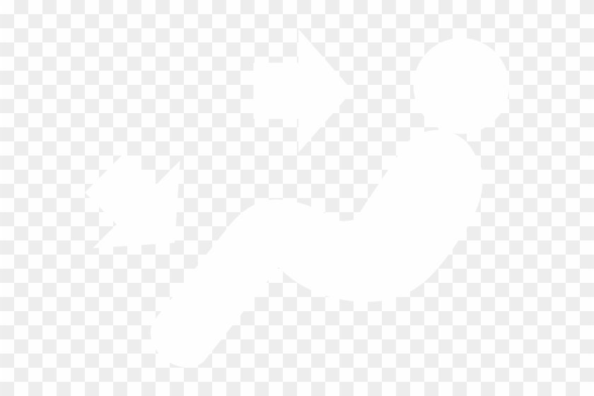 Air Flow Upper And Lower Car Symbol In White - White Symbol On Car Dashboard Clipart #5457203