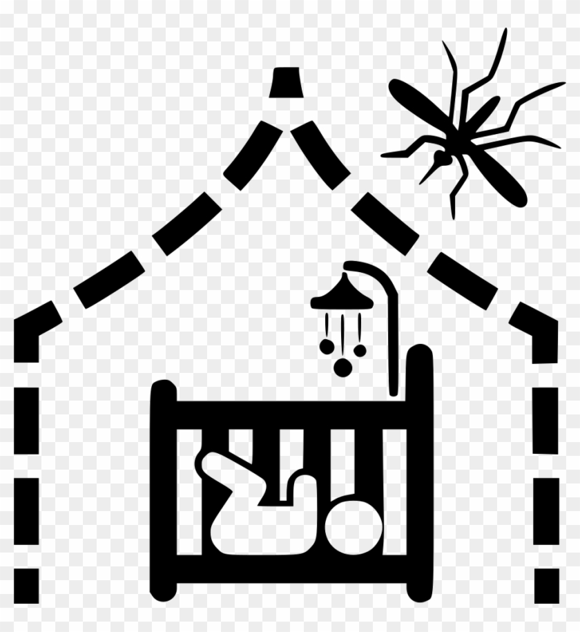Baby Crib Comments - Mosquito Prevention Icon Clipart #5457335