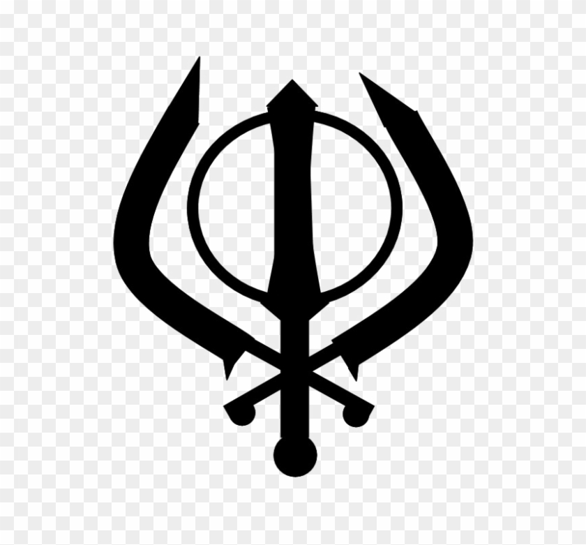 Sikhism Khanda Symbol Png Transparent Image - Symbol Of Sikhism Clipart