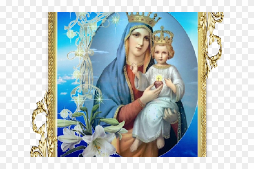 Mary, Mother Of Jesus Png Transparent Images - Mother Mary And Jesus Clipart #5458015
