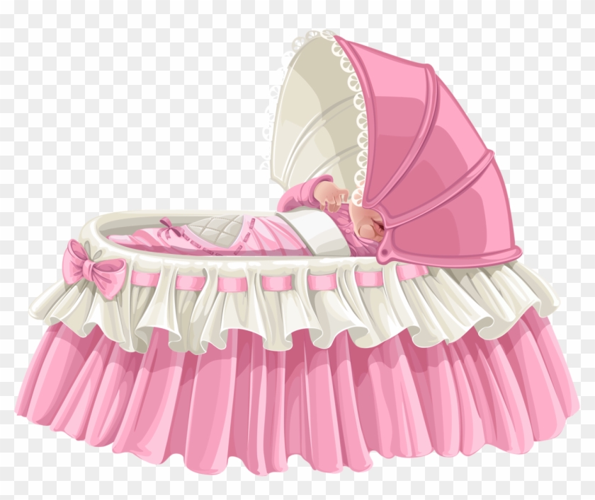 Crib Clipart Baby Bassinet - Cradle Ceremony Cradle Vector - Png Download