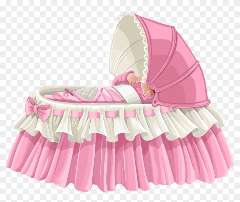 Crib Clipart Baby Bassinet - Cradle Ceremony Cradle Vector - Png Download #5458053