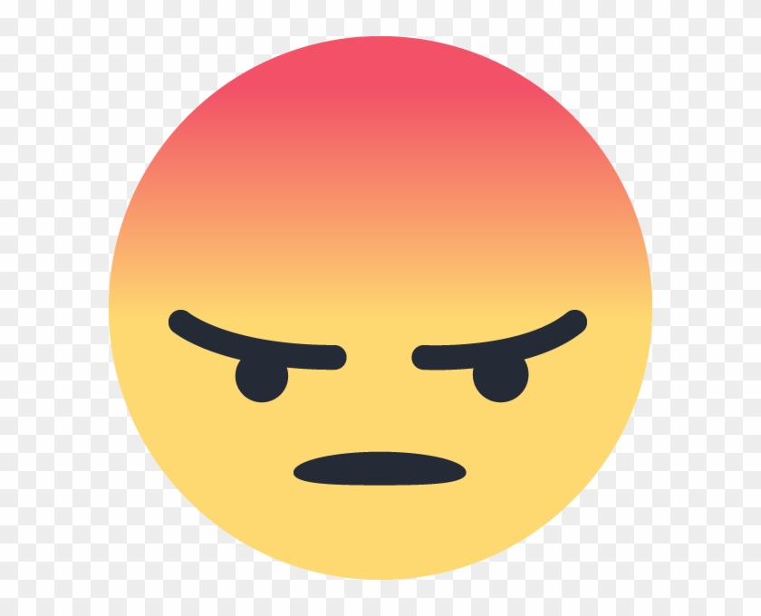 Facebook Angry - Facebook Angry Emoji Png Clipart #5458347