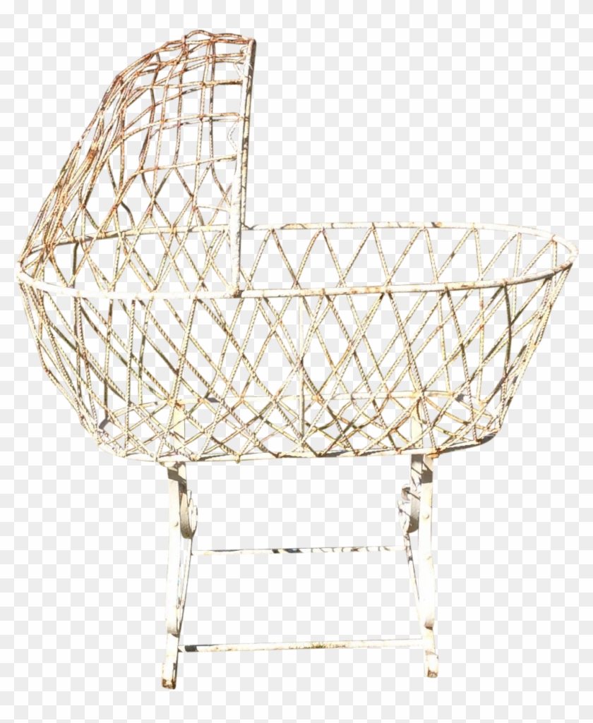 Crib Drawing Victorian - Shopping Cart Clipart