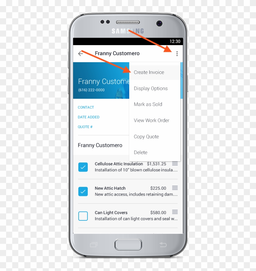 Convert Your Existing Quotes And Estimates Into Polished, - Smartphone Clipart