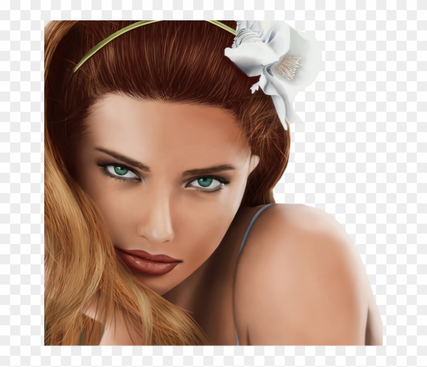 Adriana Lima - Sex Green Eyes Women Clipart #5459122