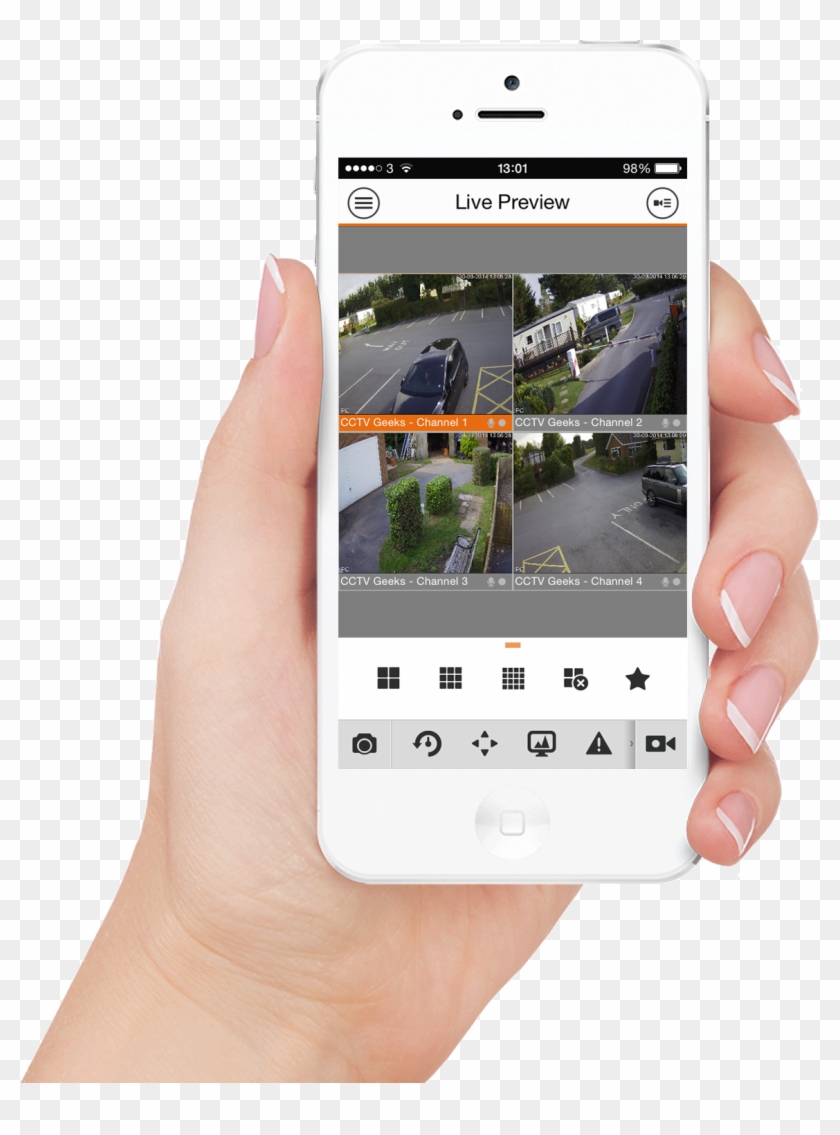 We Don't Just Do Cctv Either We Can Set Up Any Internet-ready - Smartphone Cctv Clipart