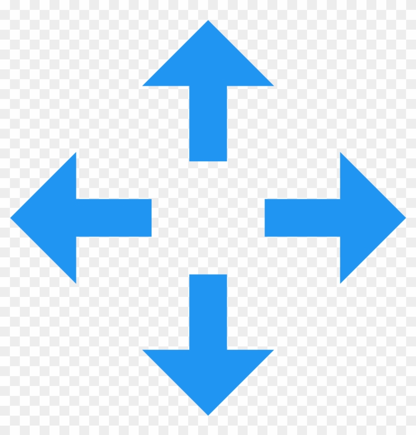 Move Png - Arrow On Both Ends Png Clipart