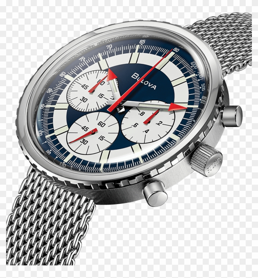Bulova Made Space History On August 2, 1971 During - Bulova Chronograph C Reissue Clipart