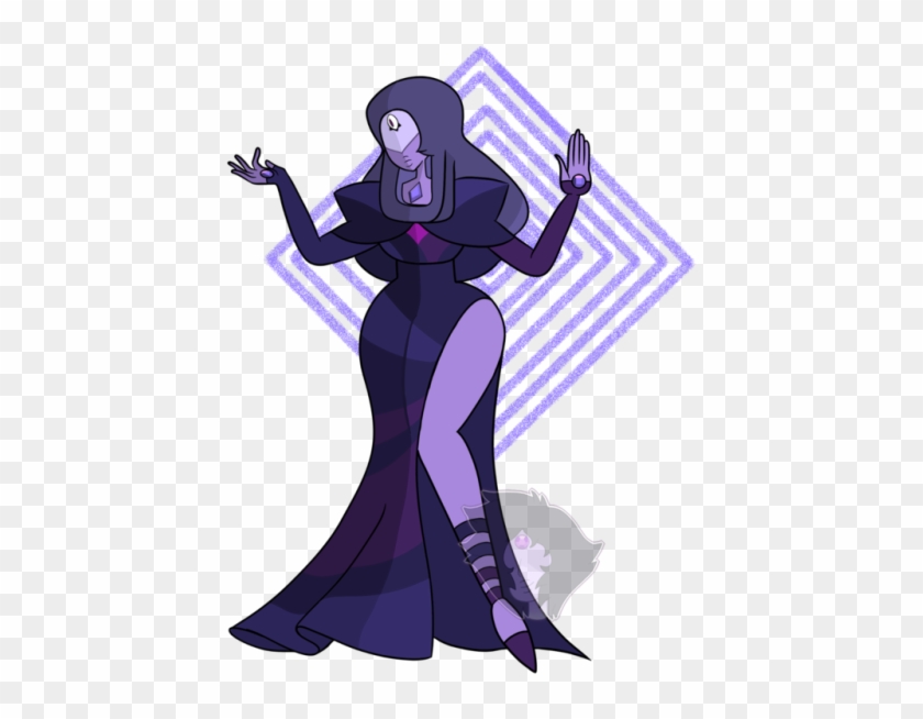 Garnet And Blue Diamond Fuse To Make Chambersite - Steven Universe Custom Gems Clipart #5459584