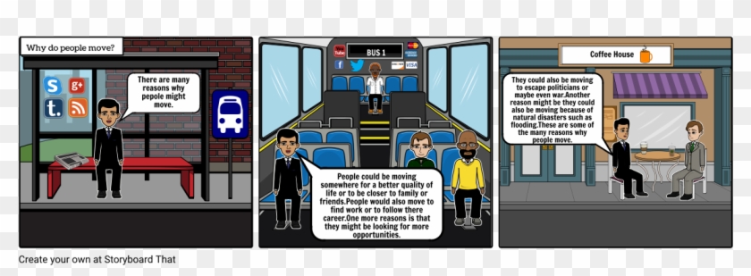 Why People Move - Cartoon Clipart #5460086
