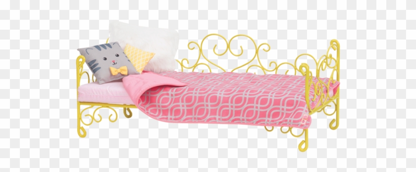 Sweet Dreams Scrollwork Bed - Our Generation Bed Sets Clipart #5460214
