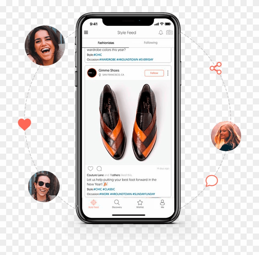 Style Feed Scroll - Iphone With Map Png Hd Clipart
