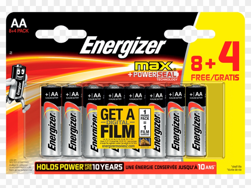 8 4 Max Aa - Energizer Clipart #5460480