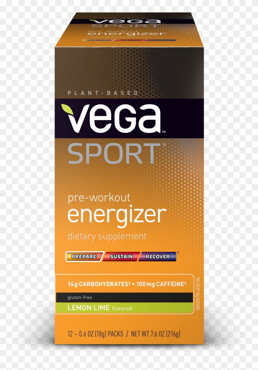 Vega Sport Vegan Energizer Powder, Lemon Lime, - Carton Clipart #5460746