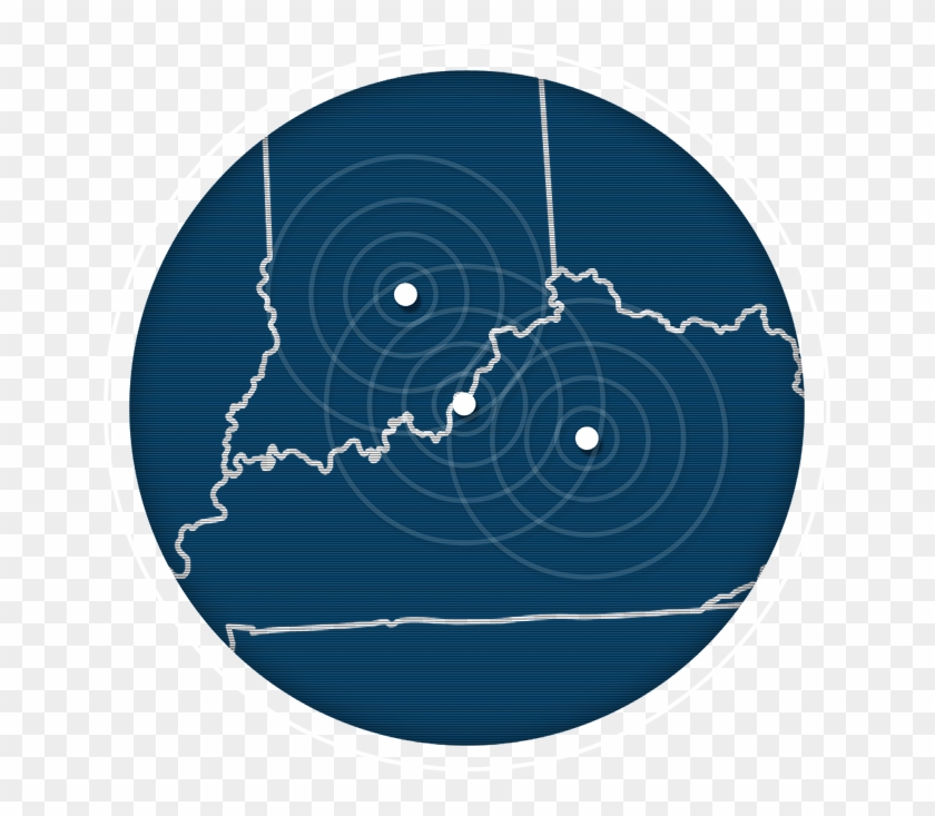 Locations Map - Circle Clipart