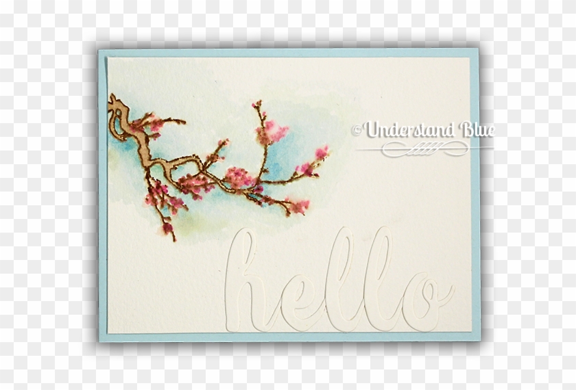 Under The Cherry Blossom Stamp & Die Bundle - Cherry Blossom Clipart