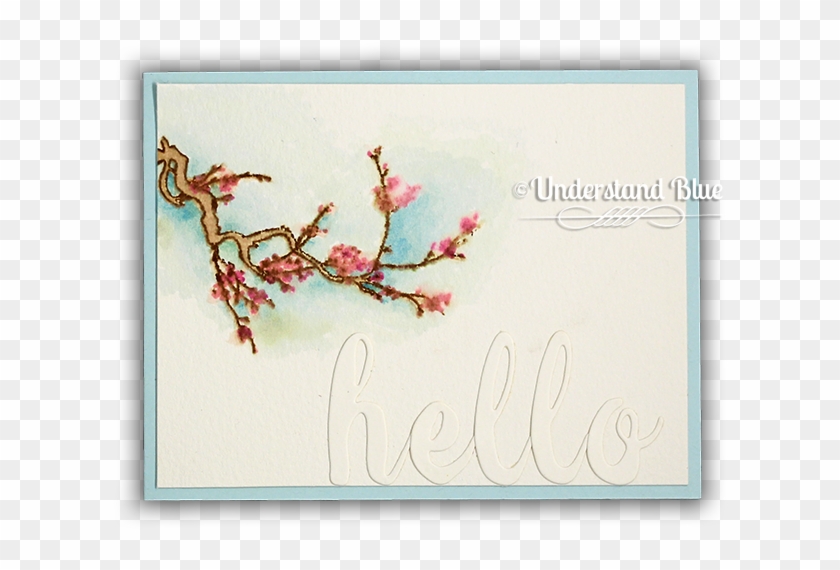 Under The Cherry Blossom Stamp & Die Bundle - Cherry Blossom Clipart #5461258