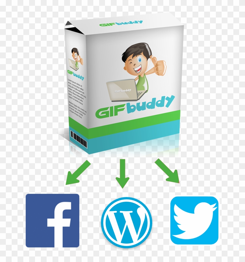 Facebook, Twitter, Wordpress - Wordpress Icon Clipart