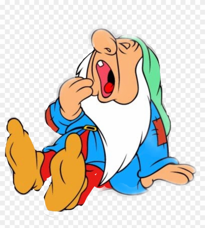 #sevendwarfs #disney #sleepy #snowwhite #classic #freetoedit - Sleepy Seven Dwarfs Clipart #5462937